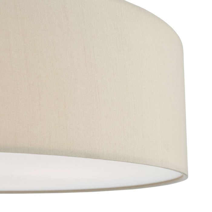 Cierro 4 Light Flush Taupe With Diffuser 60cm