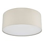 Cierro 3 Light Flush Taupe With Diffuser 40cm