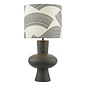 Miho 1 Light Table Lamp - Black/Bronze With Shade