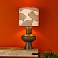 Miho 1 Light Table Lamp - Black/Bronze With Shade