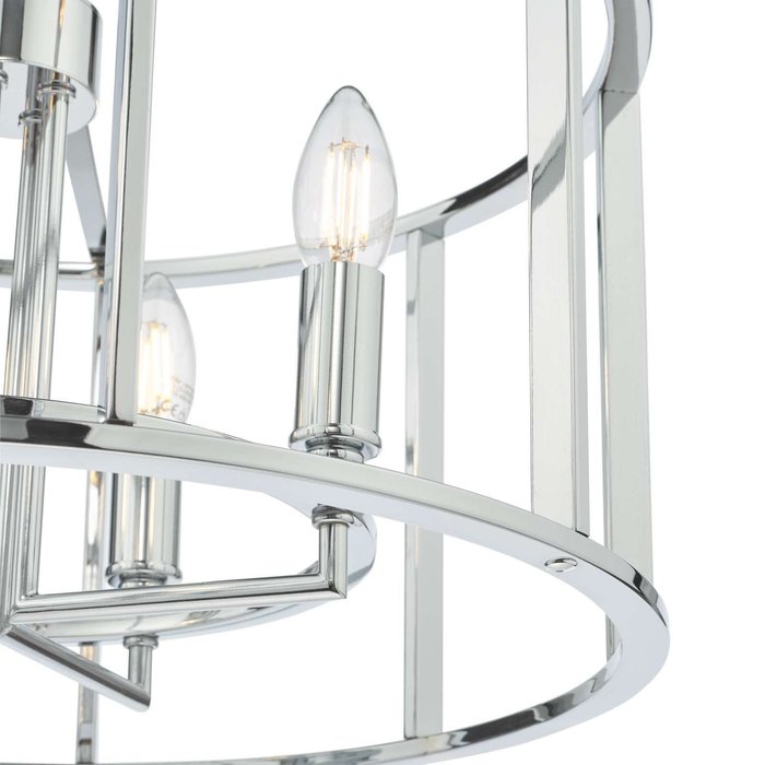 Myka 4 Light Pendant Light - Polished Chrome