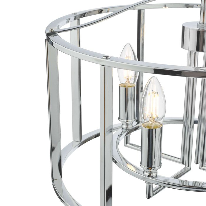 Myka 4 Light Pendant Light - Polished Chrome