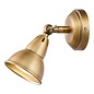 Nathaniel 1 Light Single Spotlight - Aged Brass