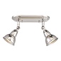 Nathaniel 2 Light Plate Spotlight - Polished Nickel