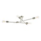 Neve 6 Light Flush Ceiling Light - Antique Brass