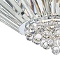 Nimbus 5 Light Flush Ceiling Light - Polished Chrome Crystal