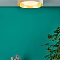 Nysa 2 Light Flush Velvet Taupe Shade 40Cm