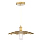 Piper 1 Light Single Pendant Light - Gold Leaf