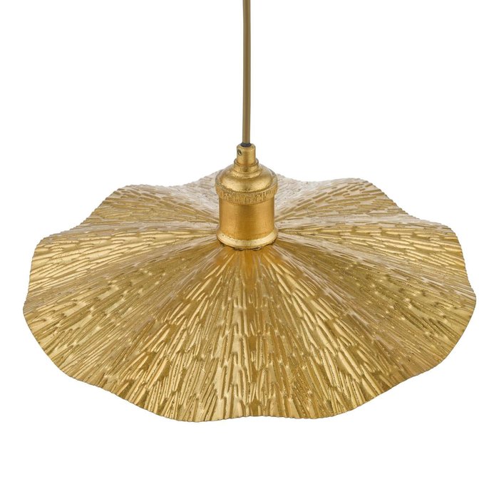 Piper 1 Light Single Pendant Light - Gold Leaf