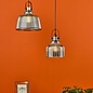 Rhode Single Pendant Light - Polished Chrome Smoked Glass