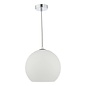 Ryce Pendant Light - Polished Chrome Opal Glass