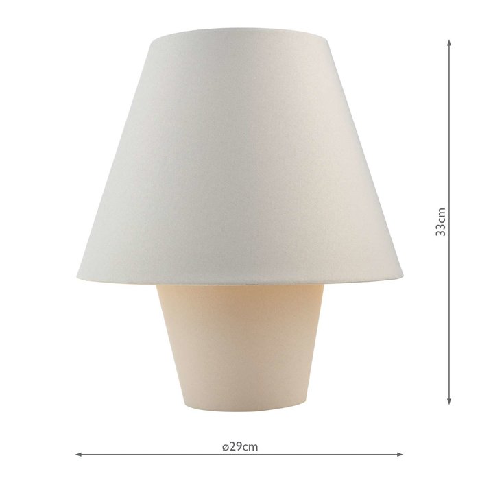 Rylee 1 Light Table Lamp - Grey