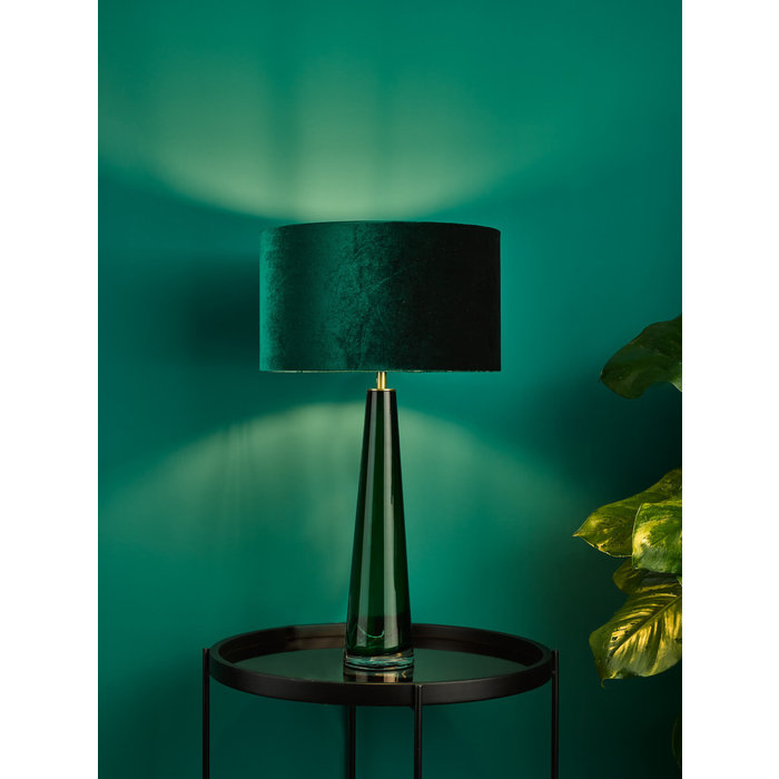 Samara 1 Light Table Lamp - Green Glass Base Only