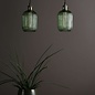 Sawyer Easy Fit Pendant Shade - Green Ribbed Glass