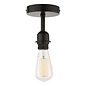 SF0122 1 Light Semi Flush Suspension - Bracket Matt Black