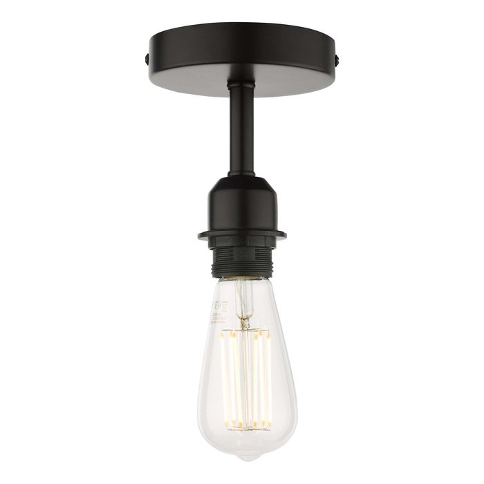 SF0122 1 Light Semi Flush Suspension - Bracket Matt Black