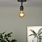 SF0122 1 Light Semi Flush Suspension - Bracket Matt Black