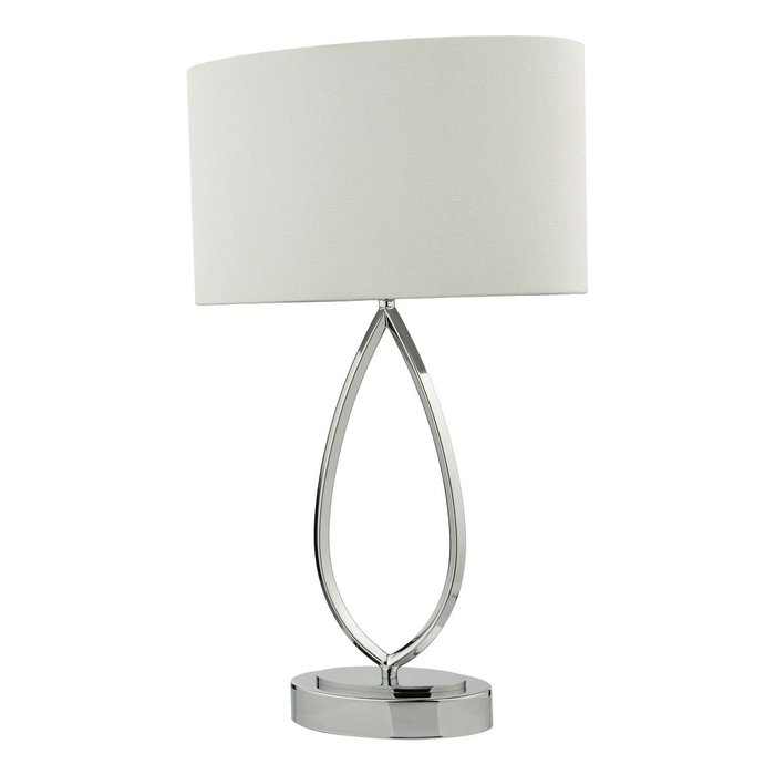 Wyatt Touch Table Lamp - Polished Chrome With Shade