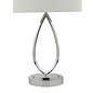 Wyatt Touch Table Lamp - Polished Chrome With Shade