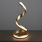 Arya - Spiral LED Table Lamp - Gold Leaf