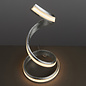 Arya - Spiral LED Table Lamp - Silver Leaf