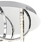 Zenith - Modern Crystal Hoop Flush Ceiling Light