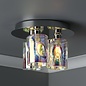 Spectrum - Iridescent Glass Flush Ceiling Light