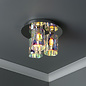 Spectrum - Iridescent Glass Flush Ceiling Light