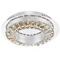 Halo - Contemporary Crystal Ring Flush Ceiling Light