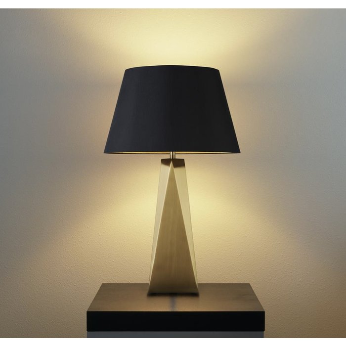 Aldo - Carved Gold Modern Table Lamp