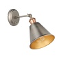 Hale – Pewter & Copper Bedside Wall Light