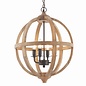 Mango Wood Globe - Feature Light