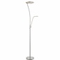 Roman - LED Mother & Child Floor Lamp - Satin Nickel