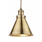 Rufus - Antique Brass Pendant - Laura Ashley