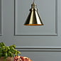 Rufus - Antique Brass Pendant - Laura Ashley