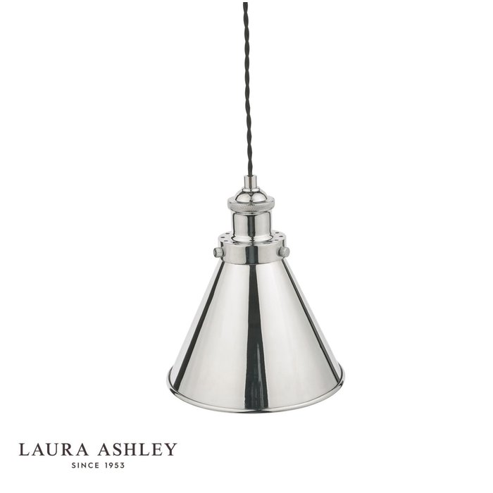 Rufus - Chrome Pendant - Laura Ashley