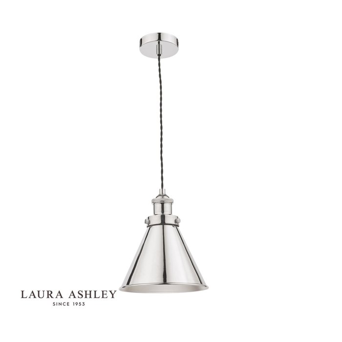 Rufus - Chrome Pendant - Laura Ashley