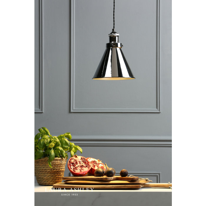 Rufus - Chrome Pendant - Laura Ashley