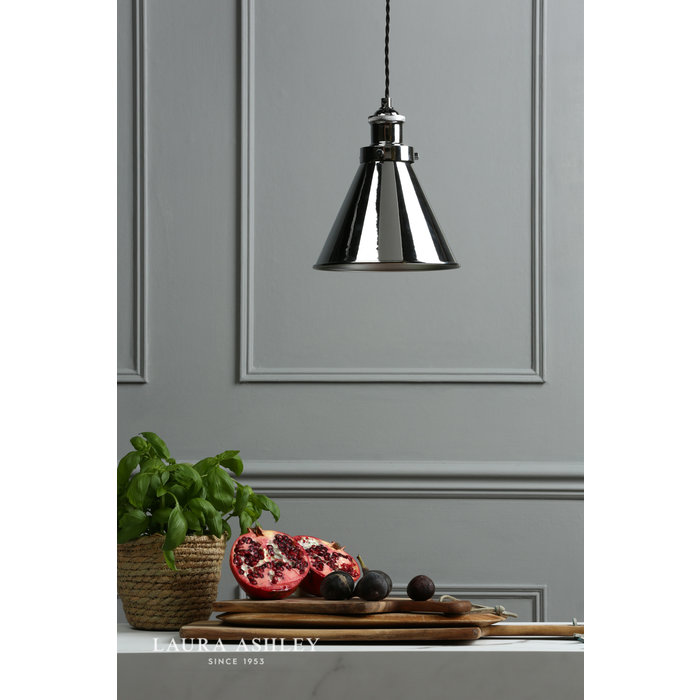 Rufus - Chrome Pendant - Laura Ashley