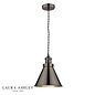 Rufus - Black Nickel Industrial Pendant - Laura Ashley