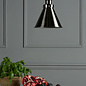 Rufus - Black Nickel Industrial Pendant - Laura Ashley