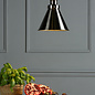 Rufus - Black Nickel Industrial Pendant - Laura Ashley