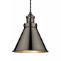 Rufus - Black Nickel Industrial Pendant - Laura Ashley