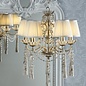Aanais - 5 Light Chandelier Champagne Crystal- Laura Ashley