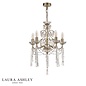 Aanais - 5 Light Chandelier Champagne Crystal- Laura Ashley