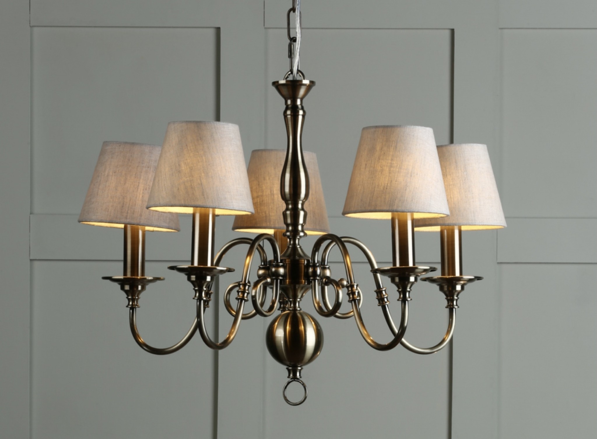 The Winchester classic armed chandelier