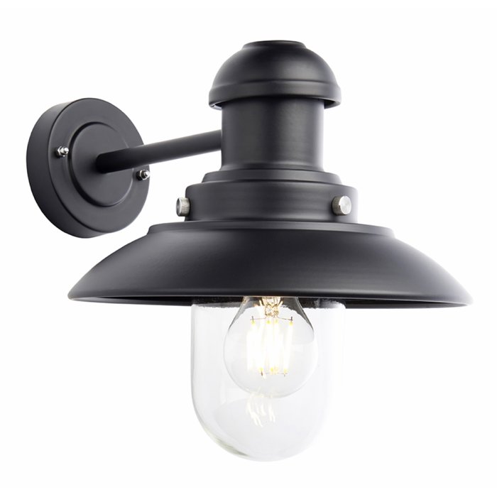 Hereford - Modern Classic Black Outdoor Wall Light