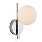 Cowling - Chrome and Opal Bathroom Wall Light