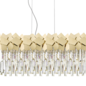 Madalyn -Contemporary Tiered Crystal Bar Pendant Light - Warm Gold