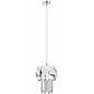 Madalyn - Modern Tiered Crystal Pendant Light - Chrome